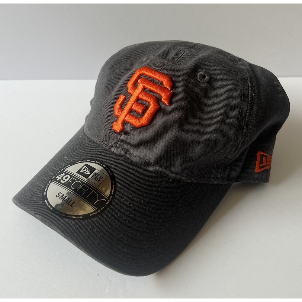 Children's Kid's New Era Grey San Francisco SF Giants 59FIFTY Fitted Hat Size Sm